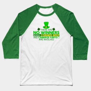 Corned Beef and Cabbage Farts - St. Patrick's Day Baseball T-Shirt